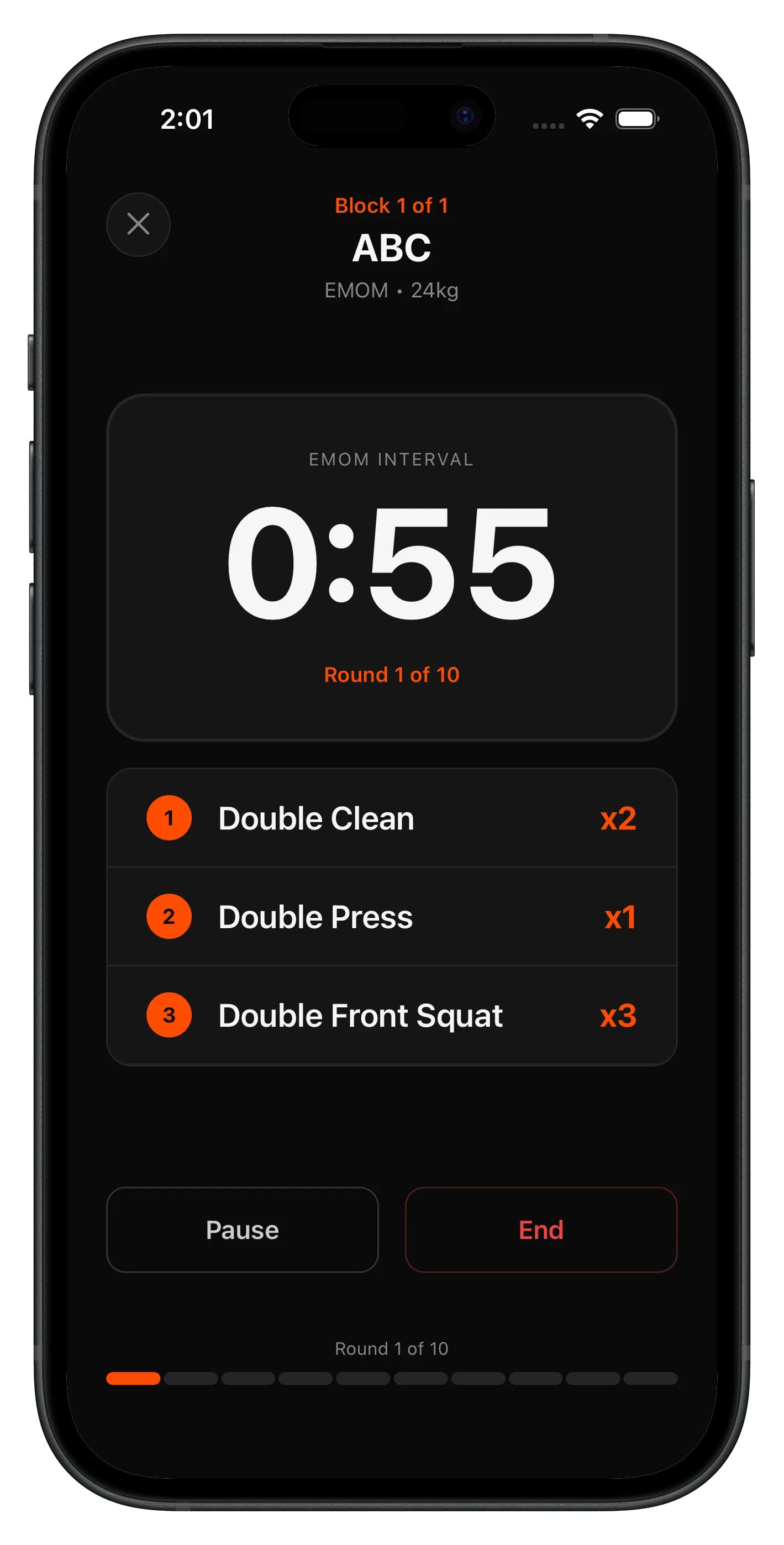 Kettlebell Protocol App - EMOM Timer