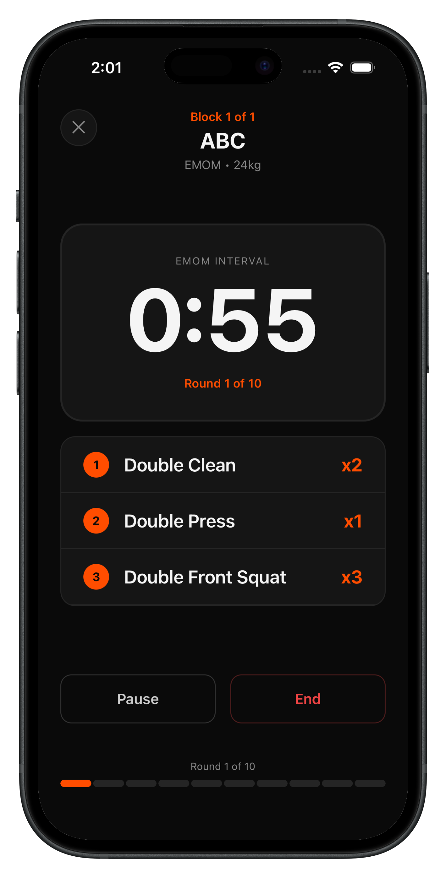 Kettlebell Protocol App - EMOM Timer